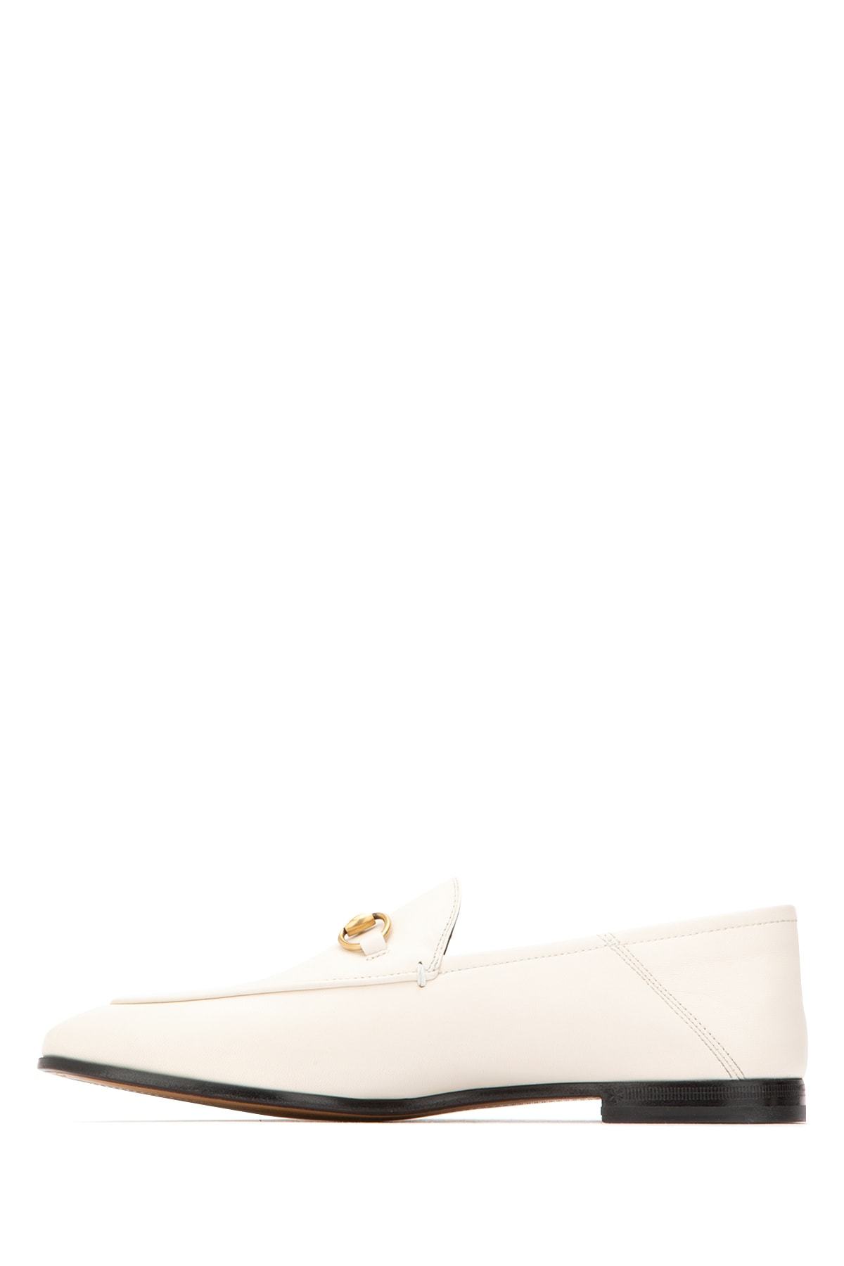 Gucci Brixton Horsebit Loafers In White