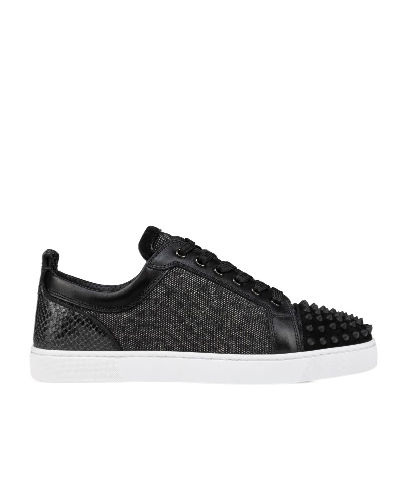 CHRISTIAN LOUBOUTIN LOUIS JUNIOR P PIK PIK STRASS SNEAKERS