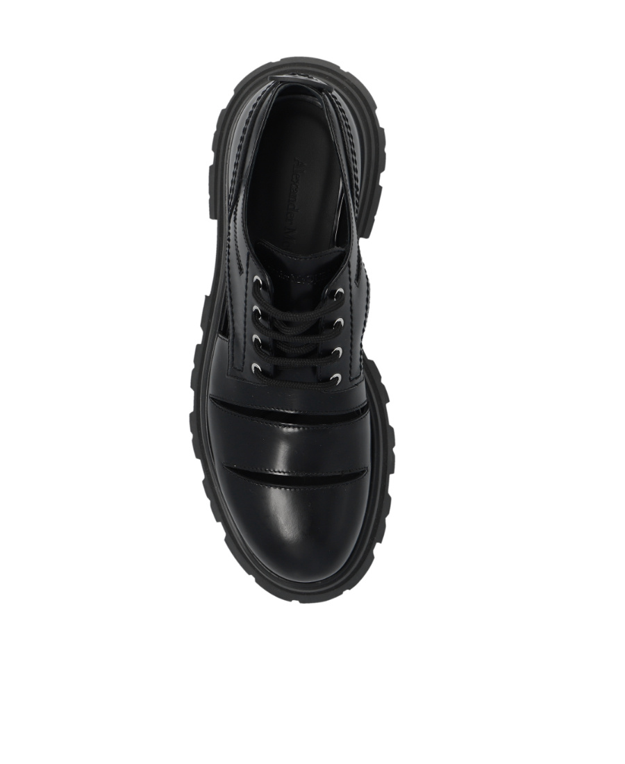 Alexander Mcqueen Flats In Black