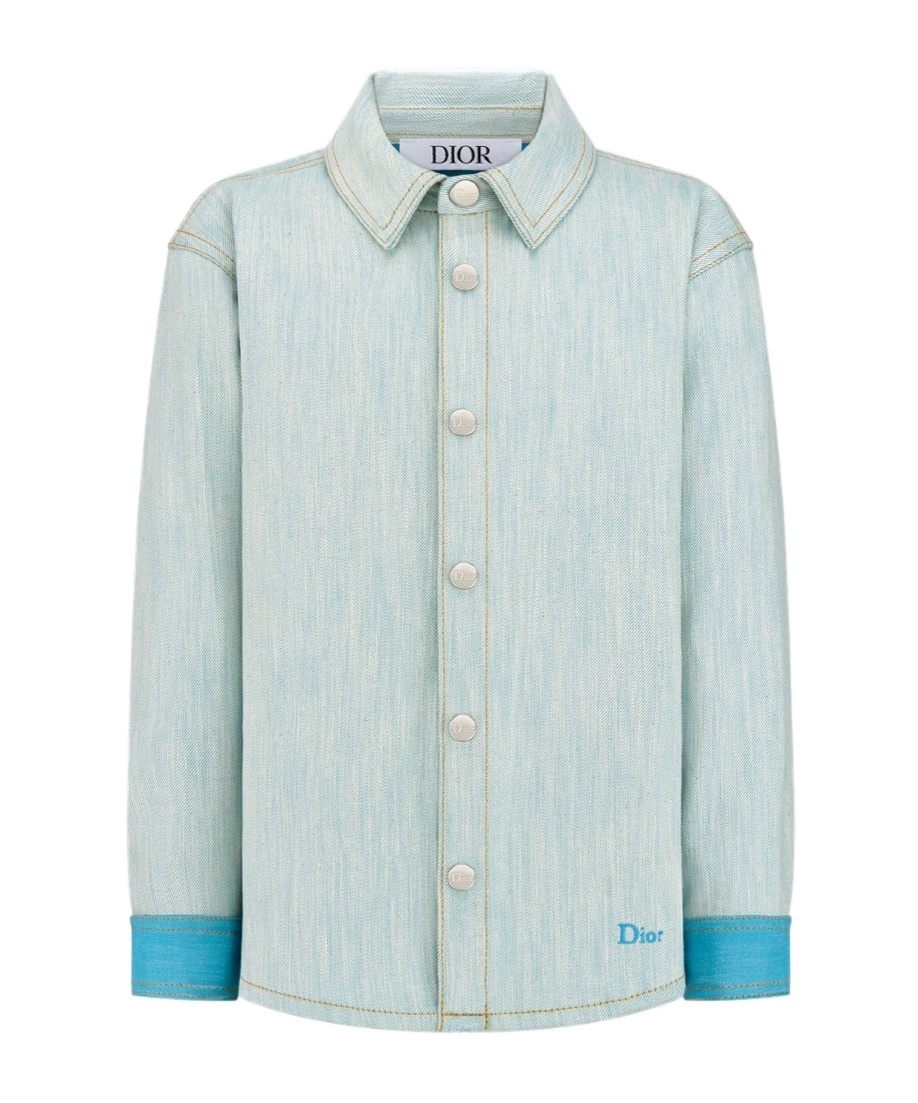 Dior Kids' Overshirt In Blue