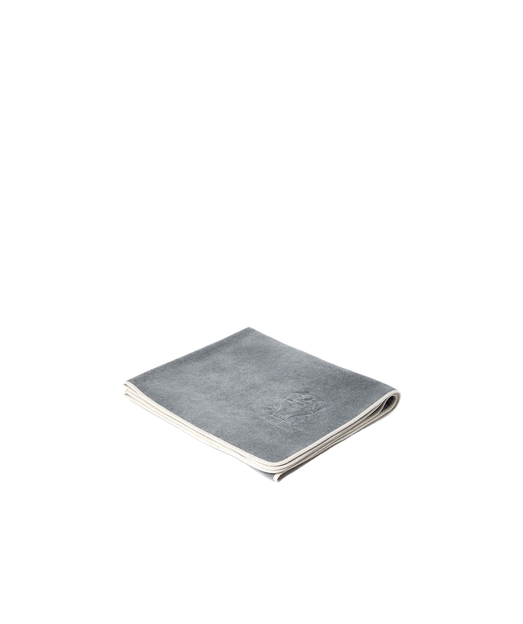 Brunello Cucinelli Beach Cotton Towel In Gray