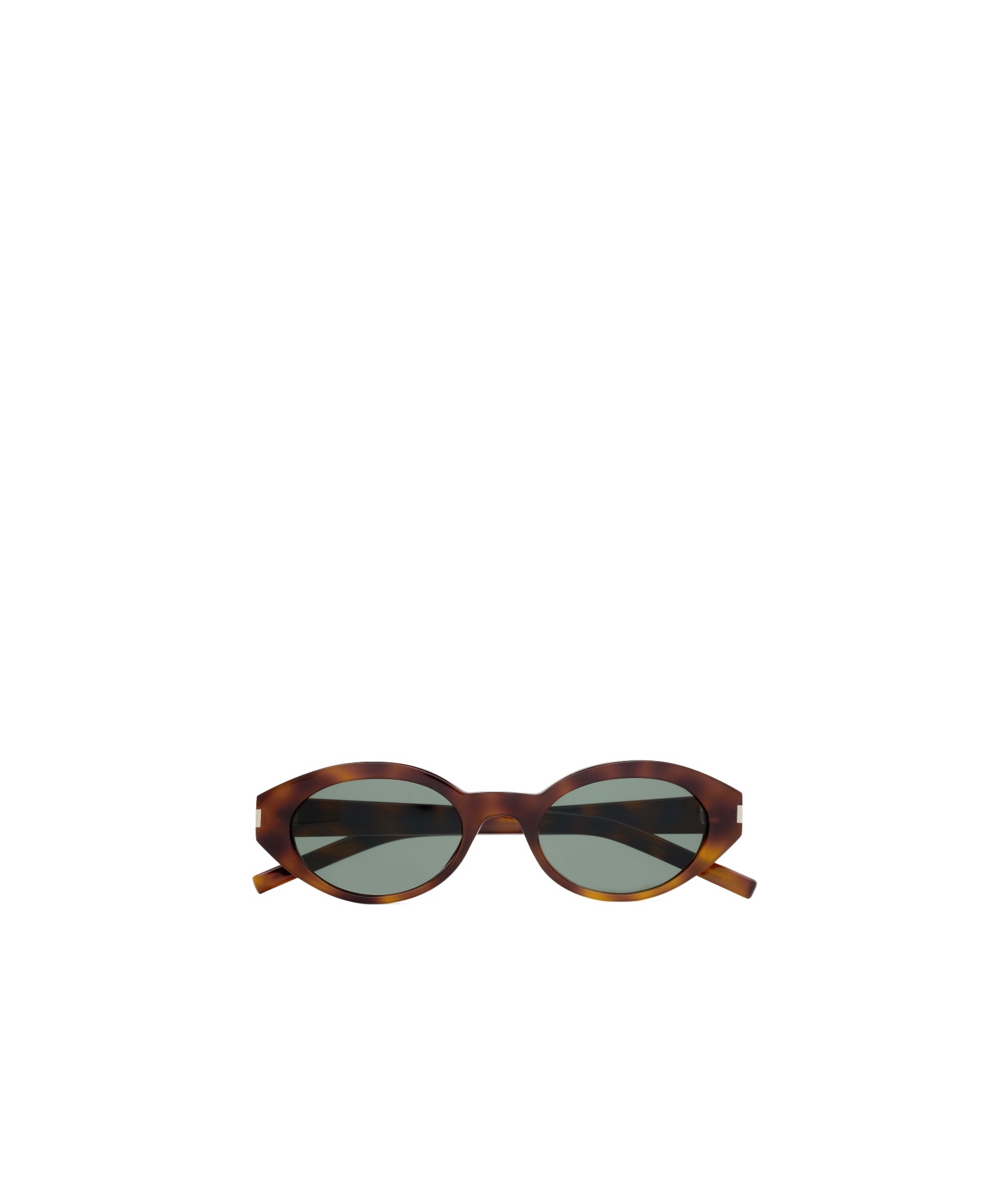 Saint Laurent Round Cat-eye Sunglasses In Black