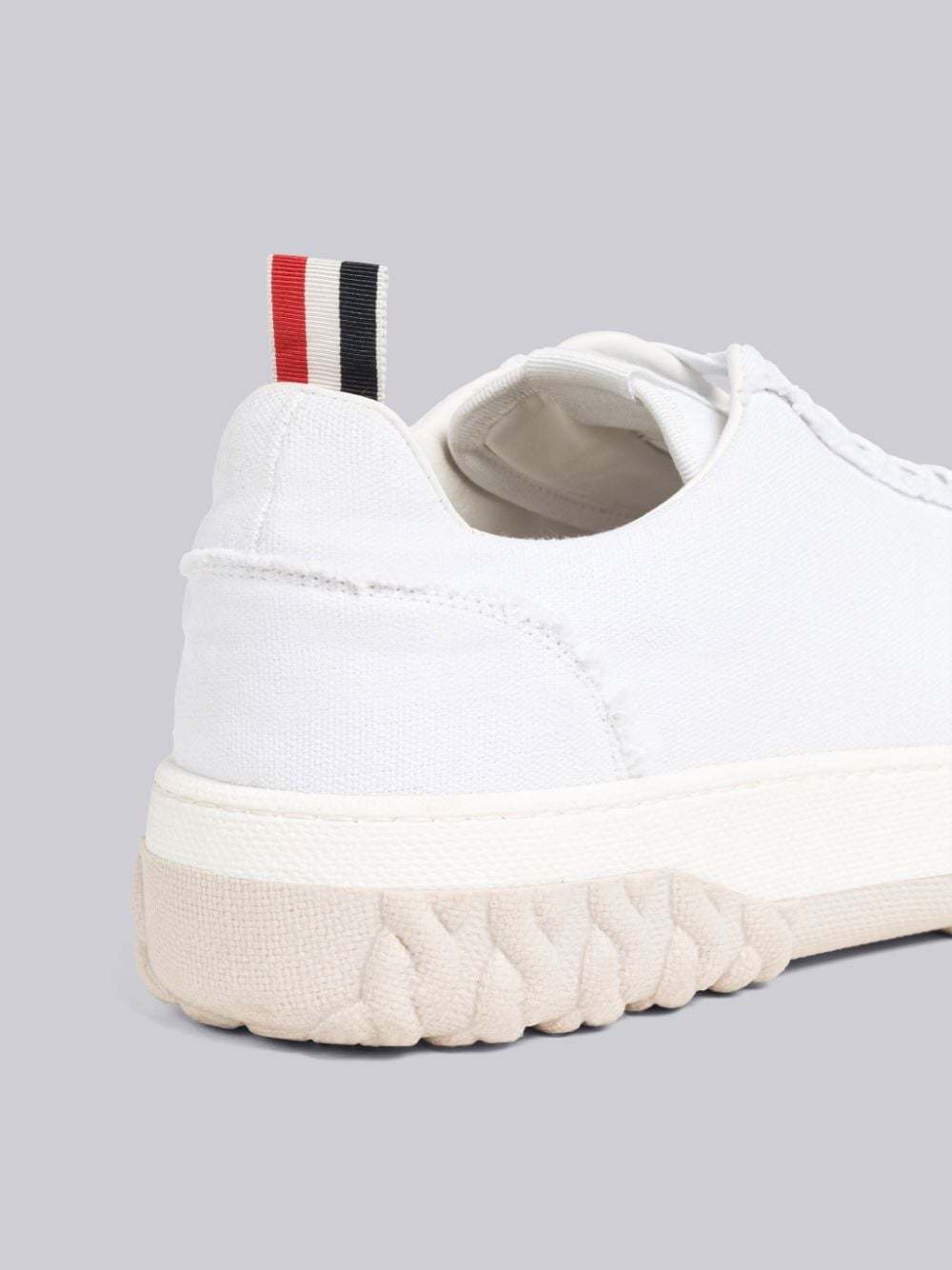 Thom Browne Field Low-top Sneakers In White
