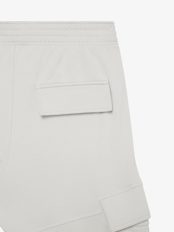 Givenchy Cargo Pockets Detail Sweatpants In White
