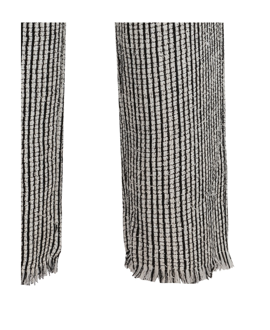 Charlie Luciano Knitted Casual Pants In Gray