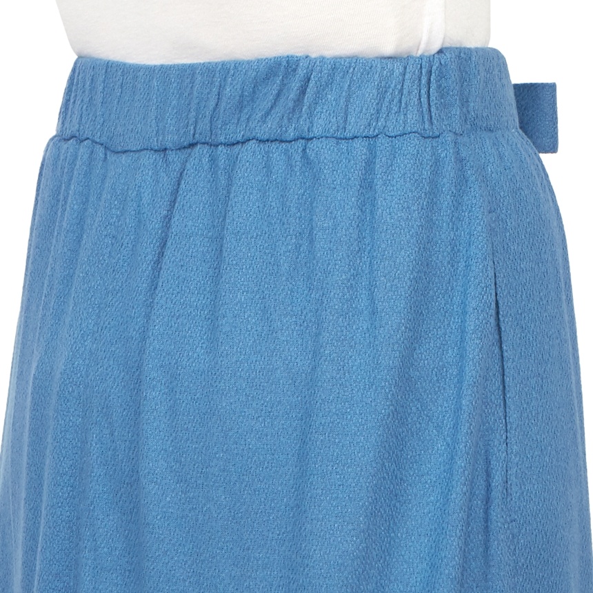 Max Mara Logo Skirt In Blue