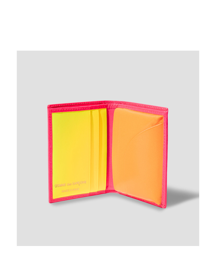 Comme Des Garçons Folding Wallet In Pink