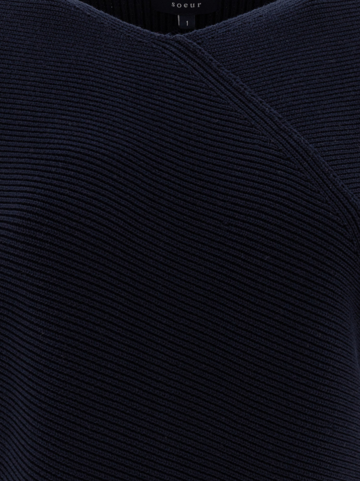 Shop Soeur Asymmetric V-neck Sweater