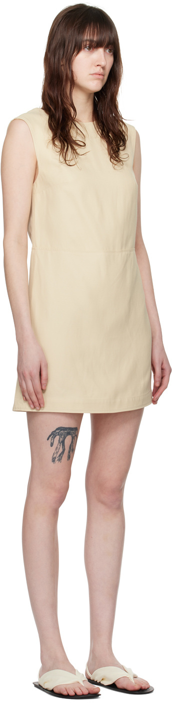 Loulou Studio White Hoya Minidress In White
