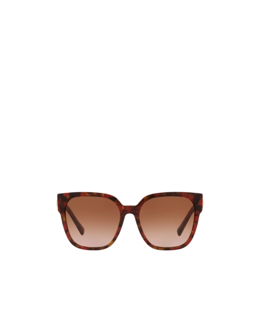 Valentino Logo Sunglasses In Brown
