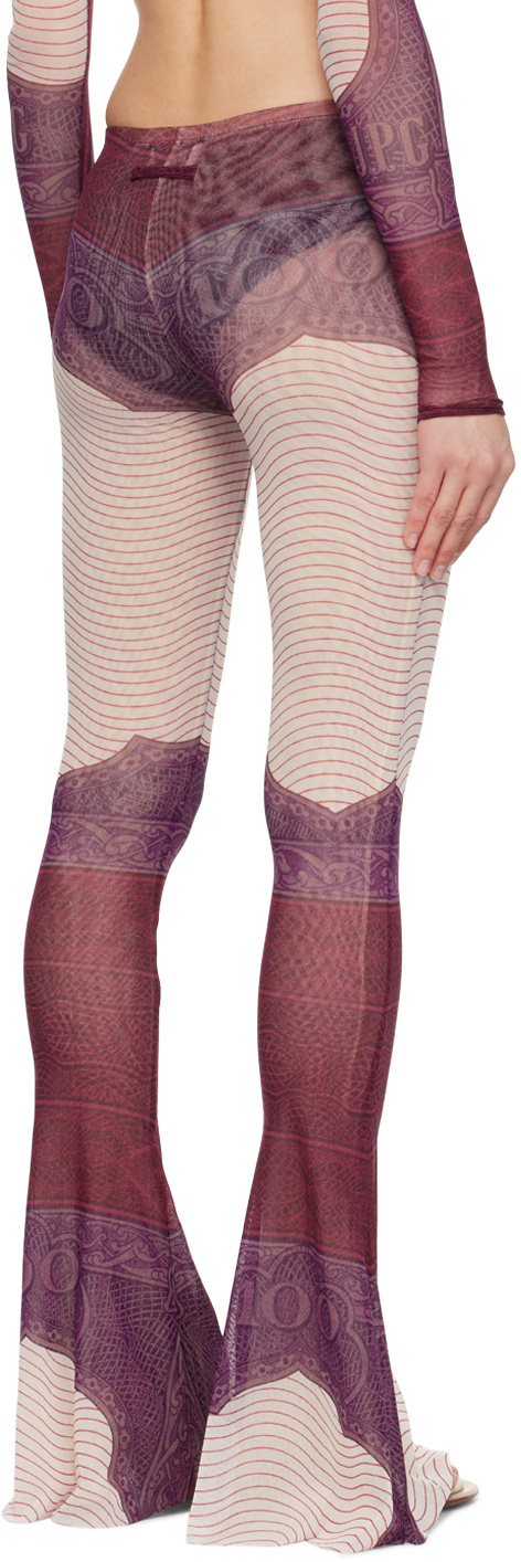 Jean Paul Gaultier Printed Trousers In Multi
