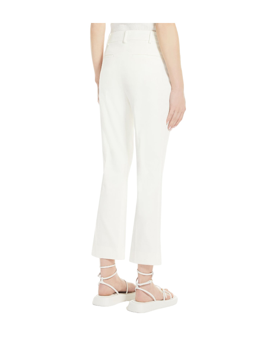 Sportmax Classe Mini Flared Trousers In White