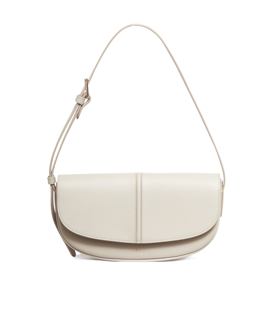 Apc Betty Leather Crossbody Bag In White
