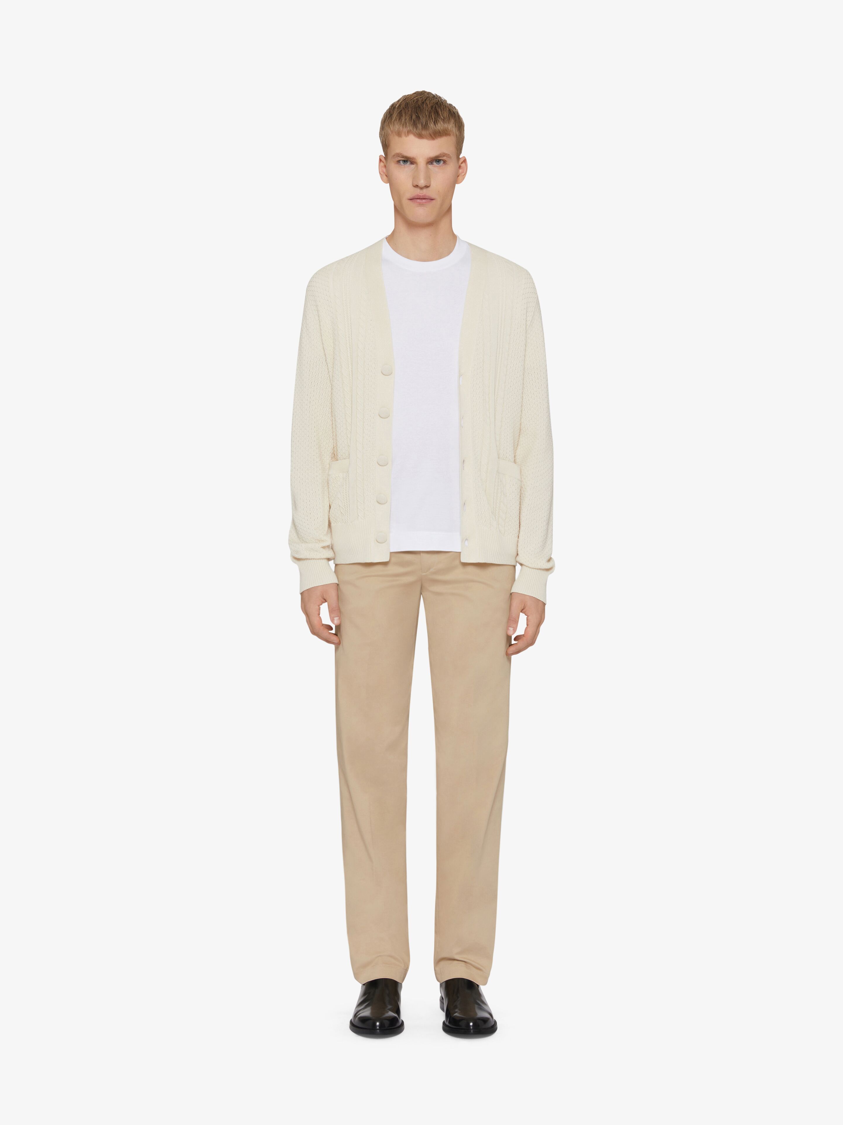 Givenchy Button-up Knit Cardigan In White