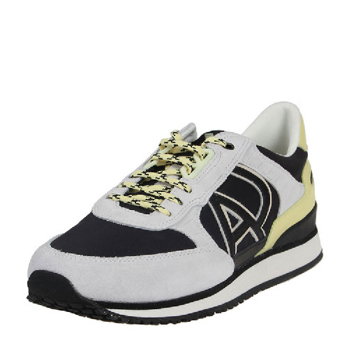 Armani Jeans Logo Details Casual Sneakers In White