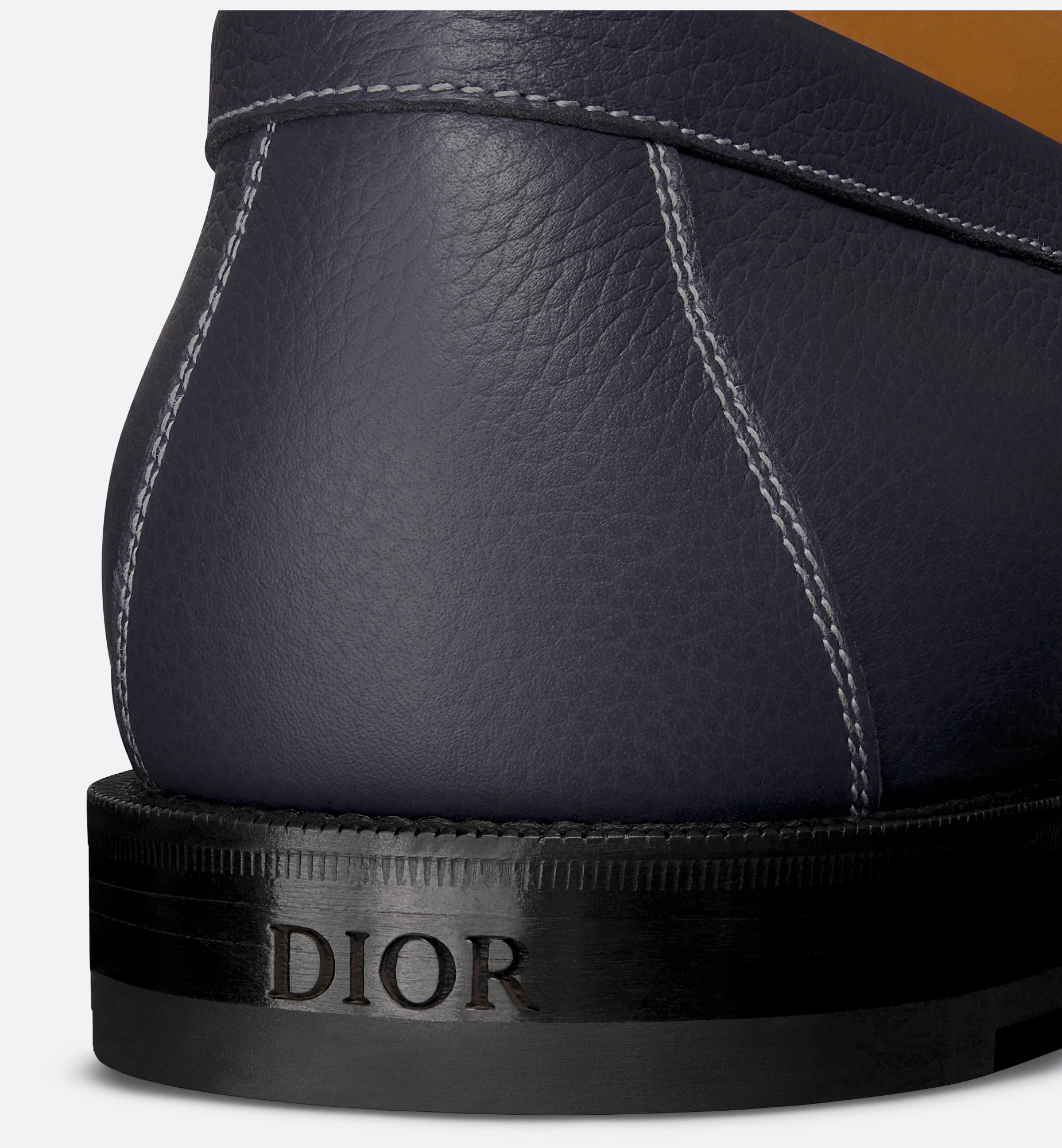 Dior Man Loafers Black Size 8 Calfskin In Black