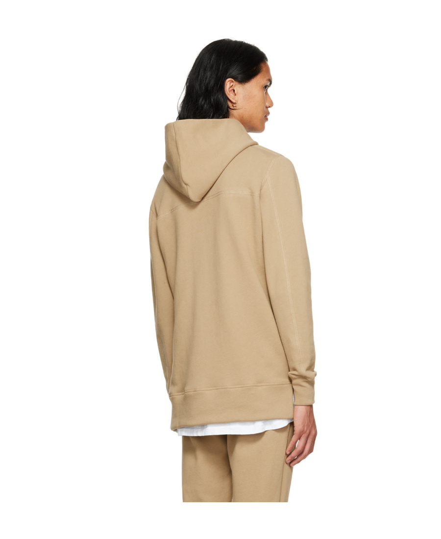 John Elliott Tan Hooded Villain Hoodie In Nude