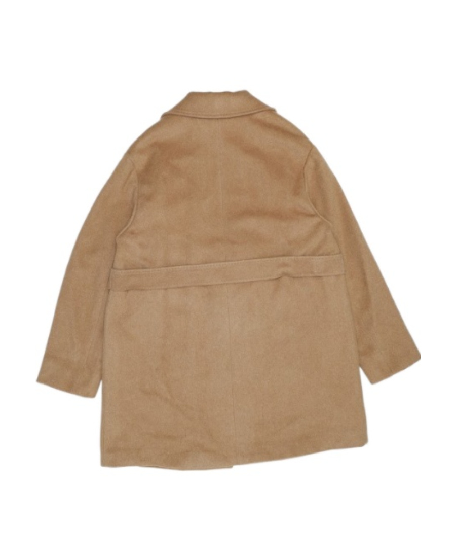 Max Mara Lapel Coat In Brown