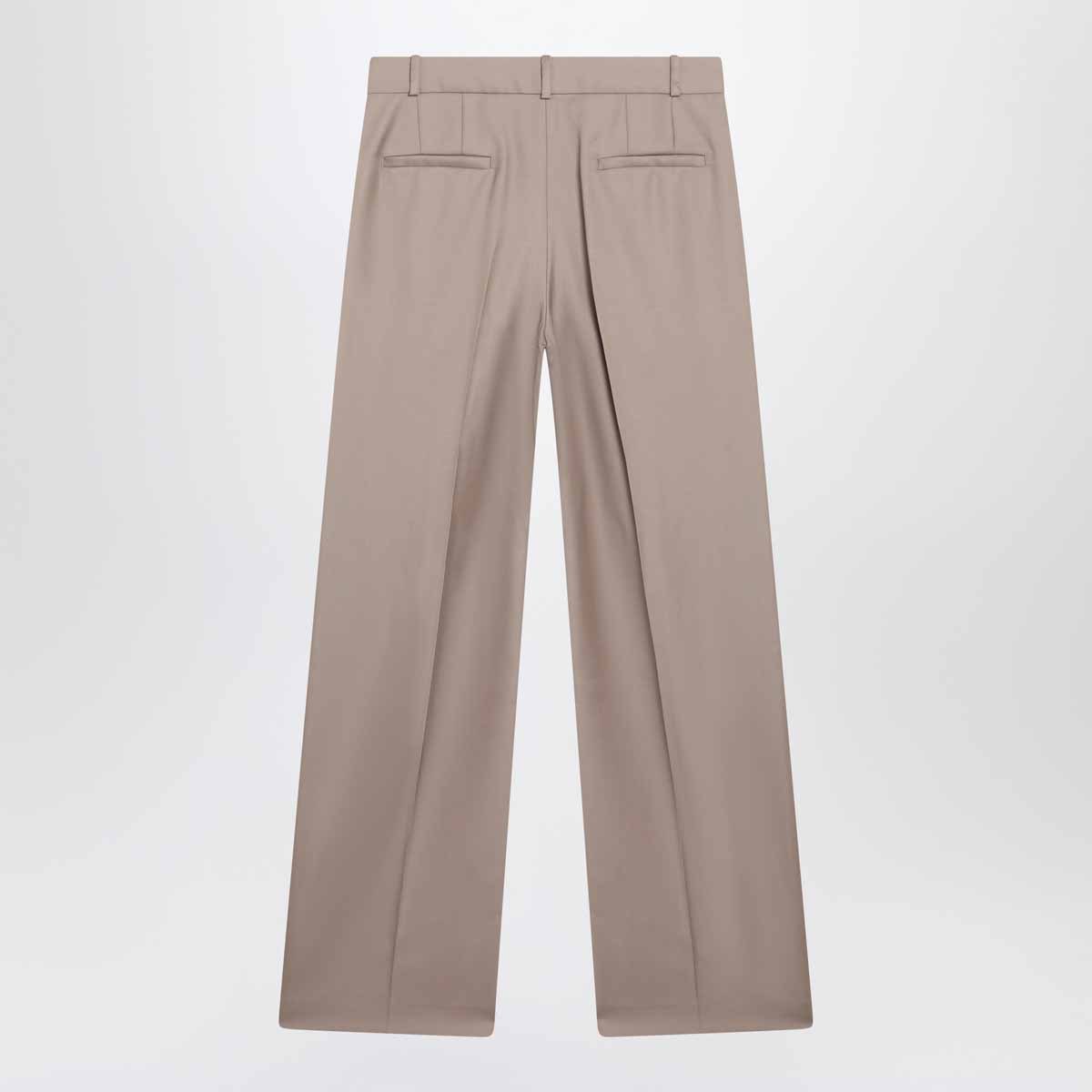 Loulou De Saison Belt Loop Casual Pants In Brown