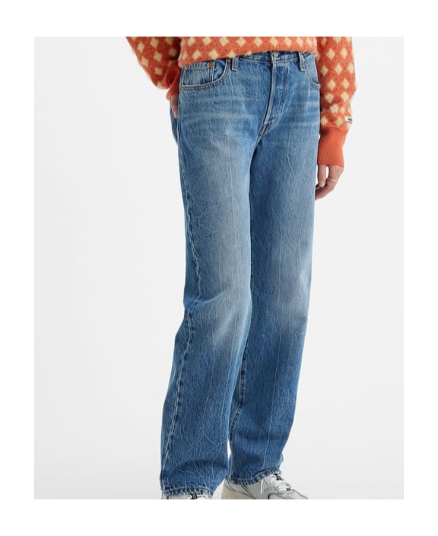 LEVI'S MID-RISE STRAIGHT-LEG JEANS