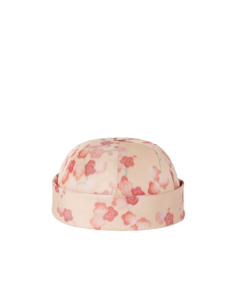 Loro Piana Logo Cashmere Hat In Nude