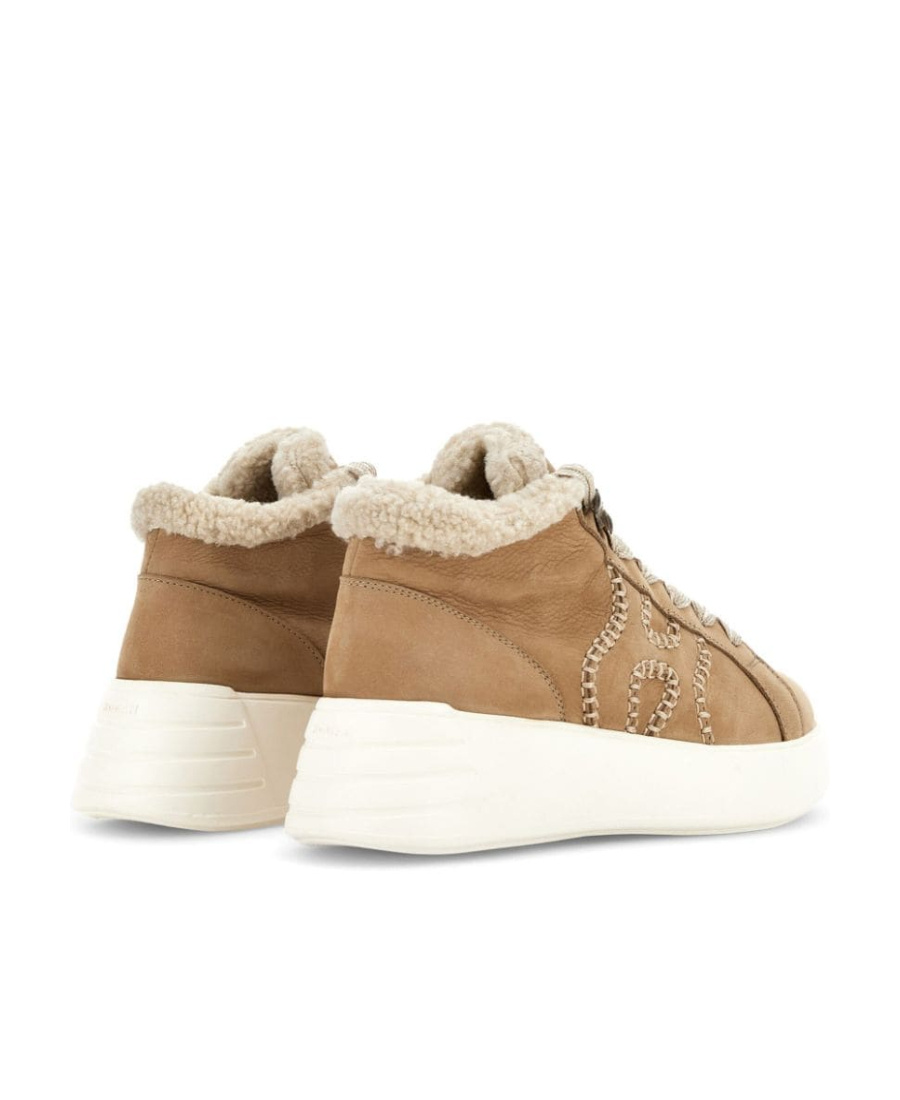 Hogan Rebel Lace-up Sneakers In White