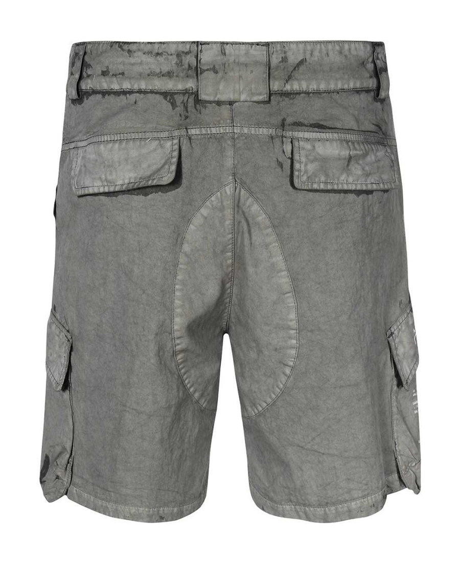 A-cold-wall* A Cold Wall X Timberland Overalls Shorts In Gray