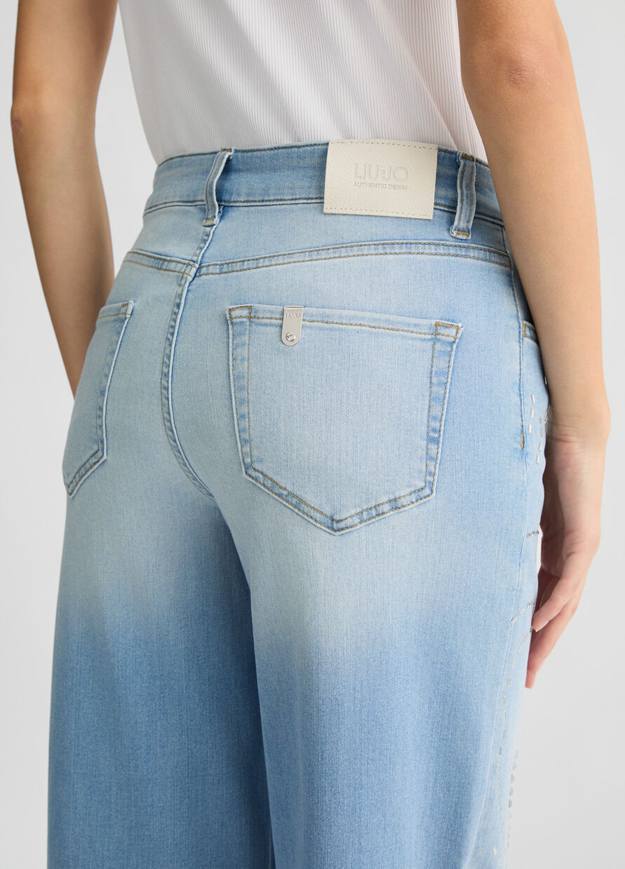 Liu •jo Flared Jeans With Studs