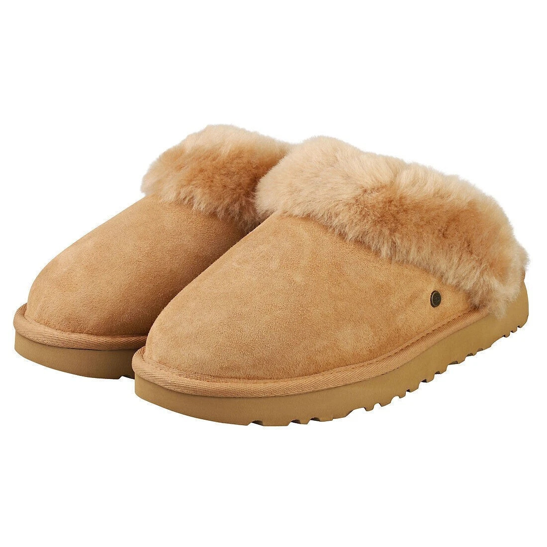 Ugg Shearling Trim Classic Slippers In Multi