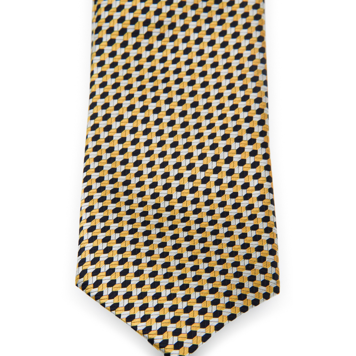 Zegna Pointed Tie In Yellow