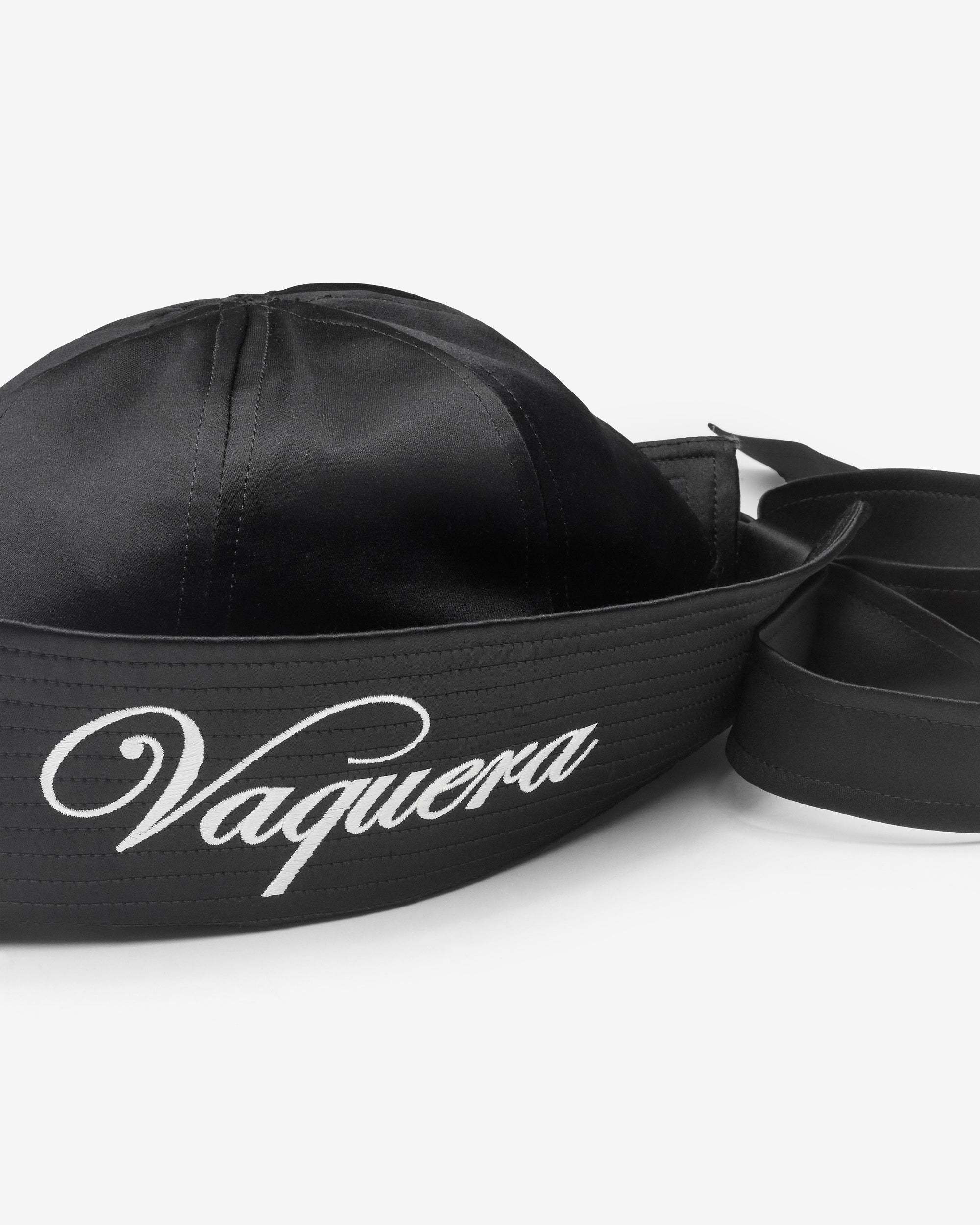Vaquera Logo-embroidered Hat In Black