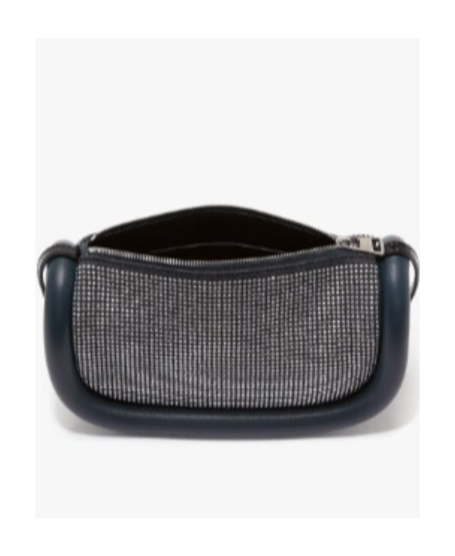 Jw Anderson Crystal-embellished Bumper-15 Crossbody Bag In Gray