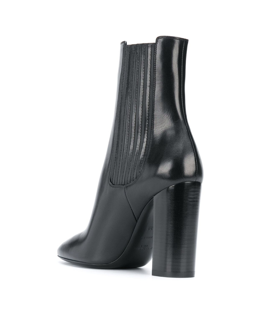 Shop Saint Laurent Chelsea Boots In Black