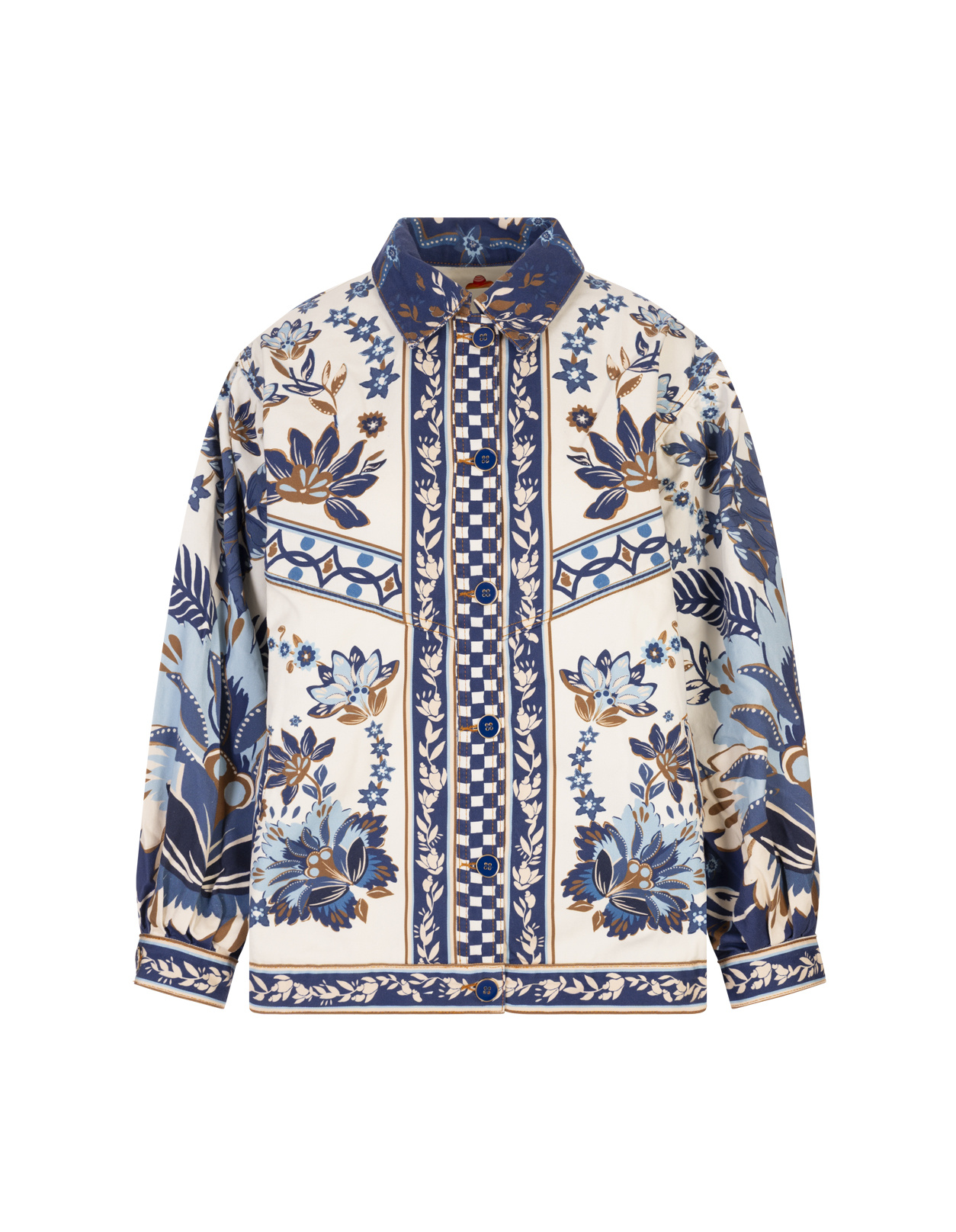 Farm Rio Long-sleeved Shirt In Multi