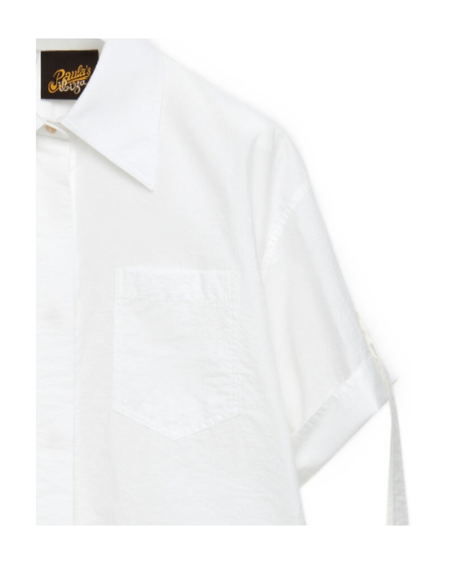 Loewe Cropped Workwear Shirt In Cotton
