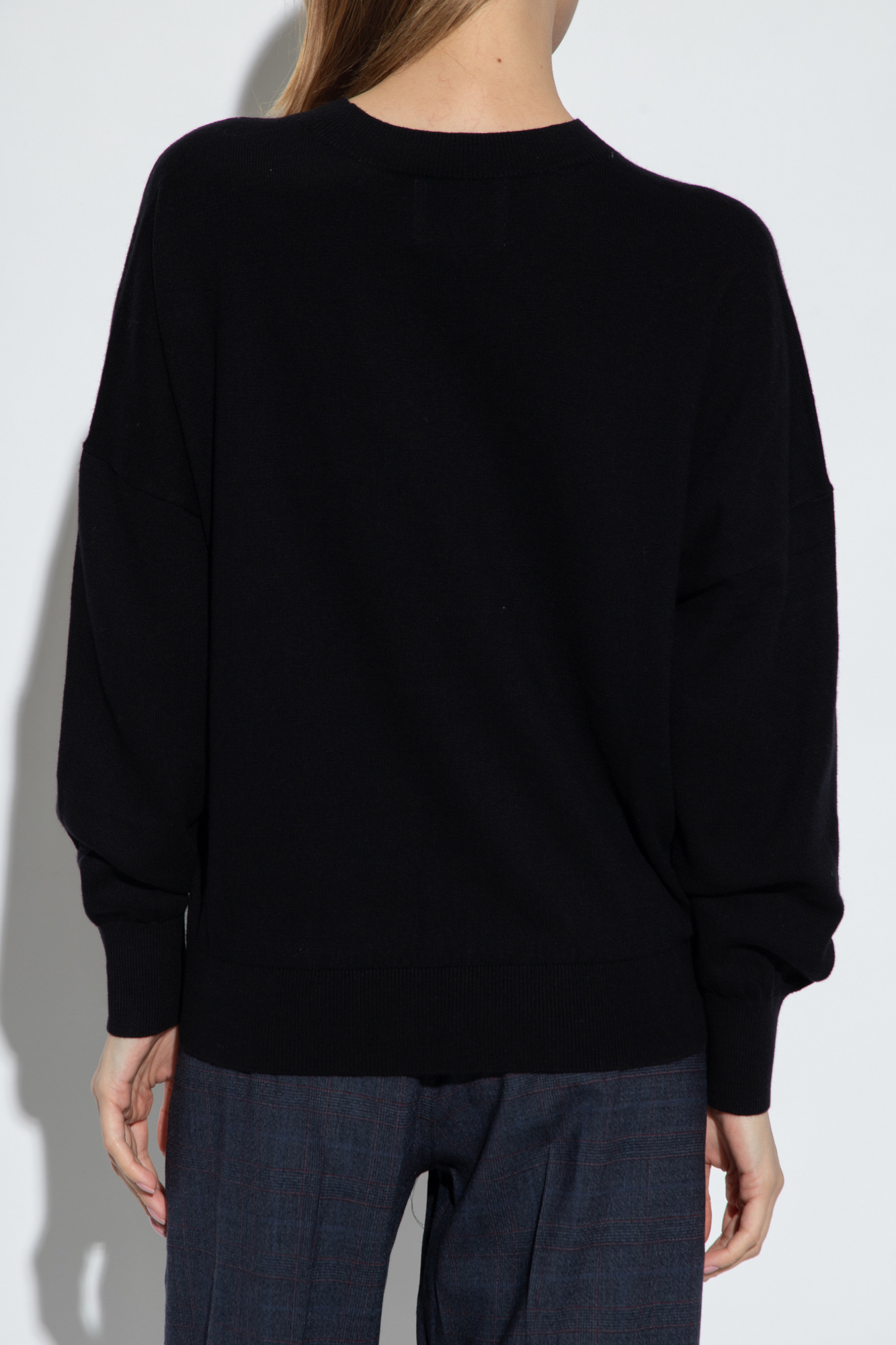 Isabel Marant Étoile Marisans Logo Embroidered Jumper In Black