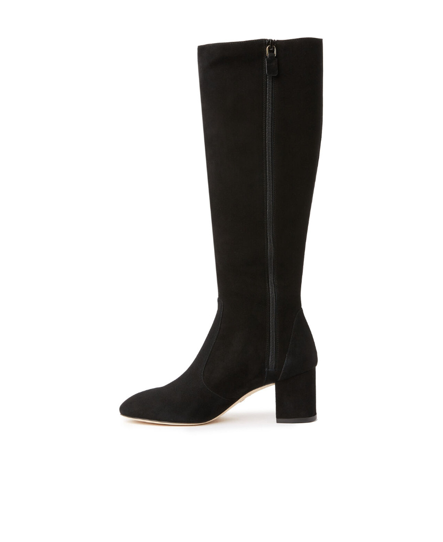 Stuart Weitzman Knee-length Leather Boots In Black