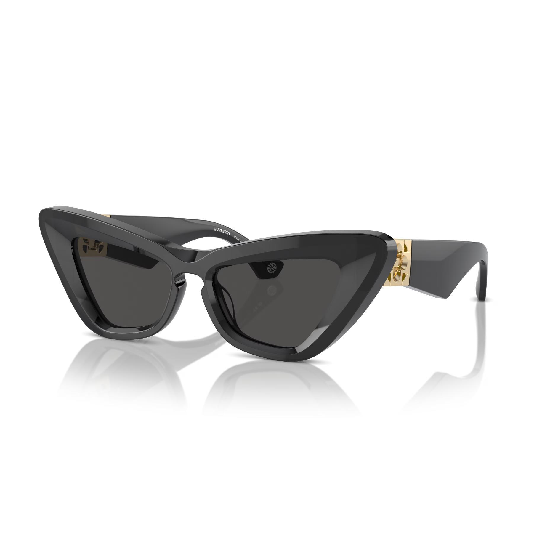 Burberry Dark Grey Cat Eye Ladies Sunglasses Be4421u 411287 51 In Black