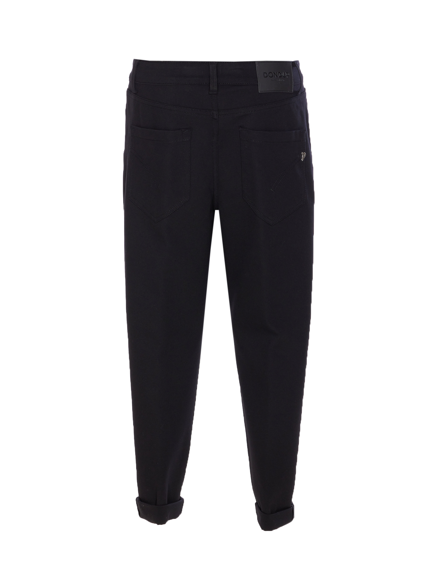 Dondup Button-fastening Logo-patch Jeans In Black