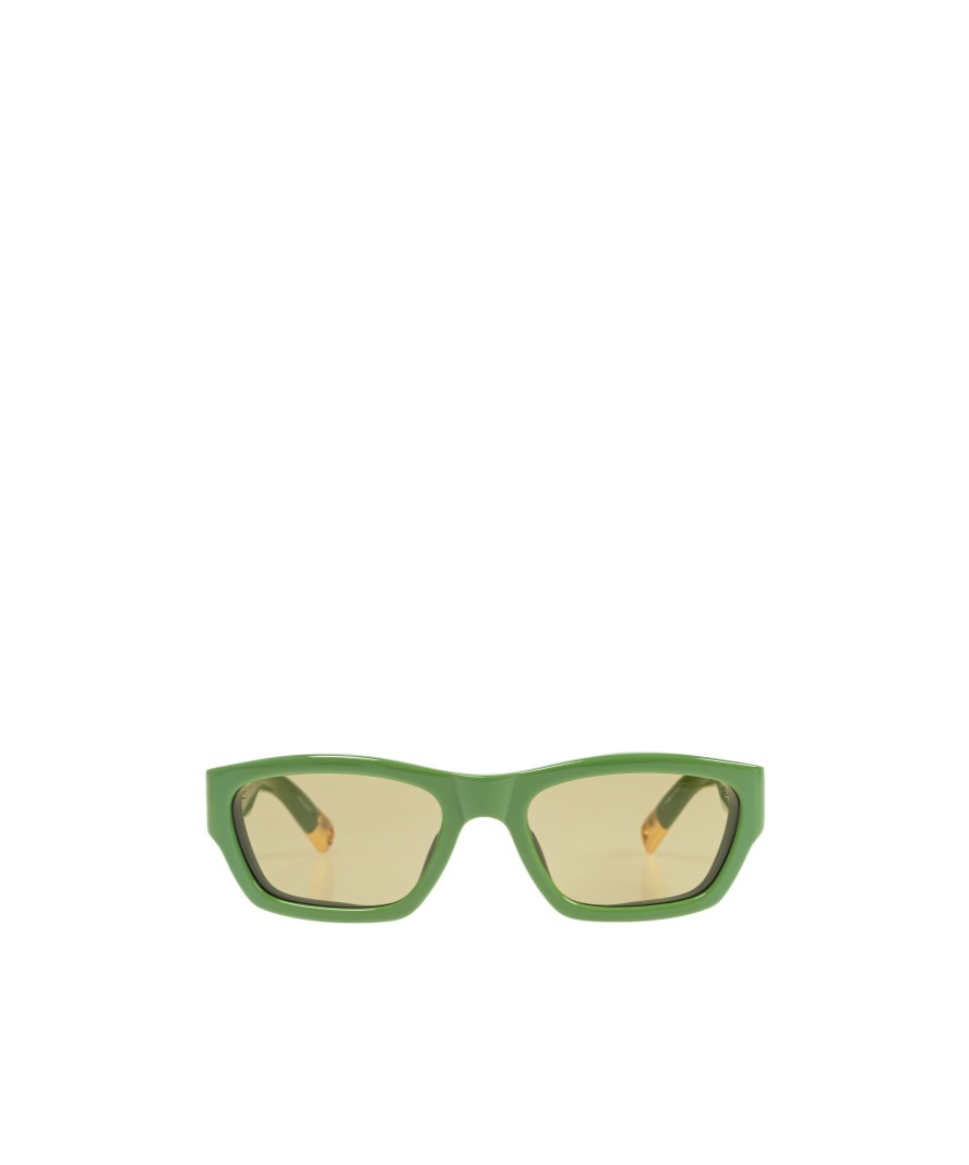 Jacquemus Logo Sunglasses In Nude