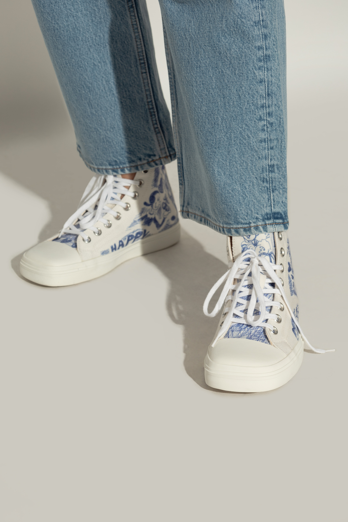 Moschino Printed Sneakers