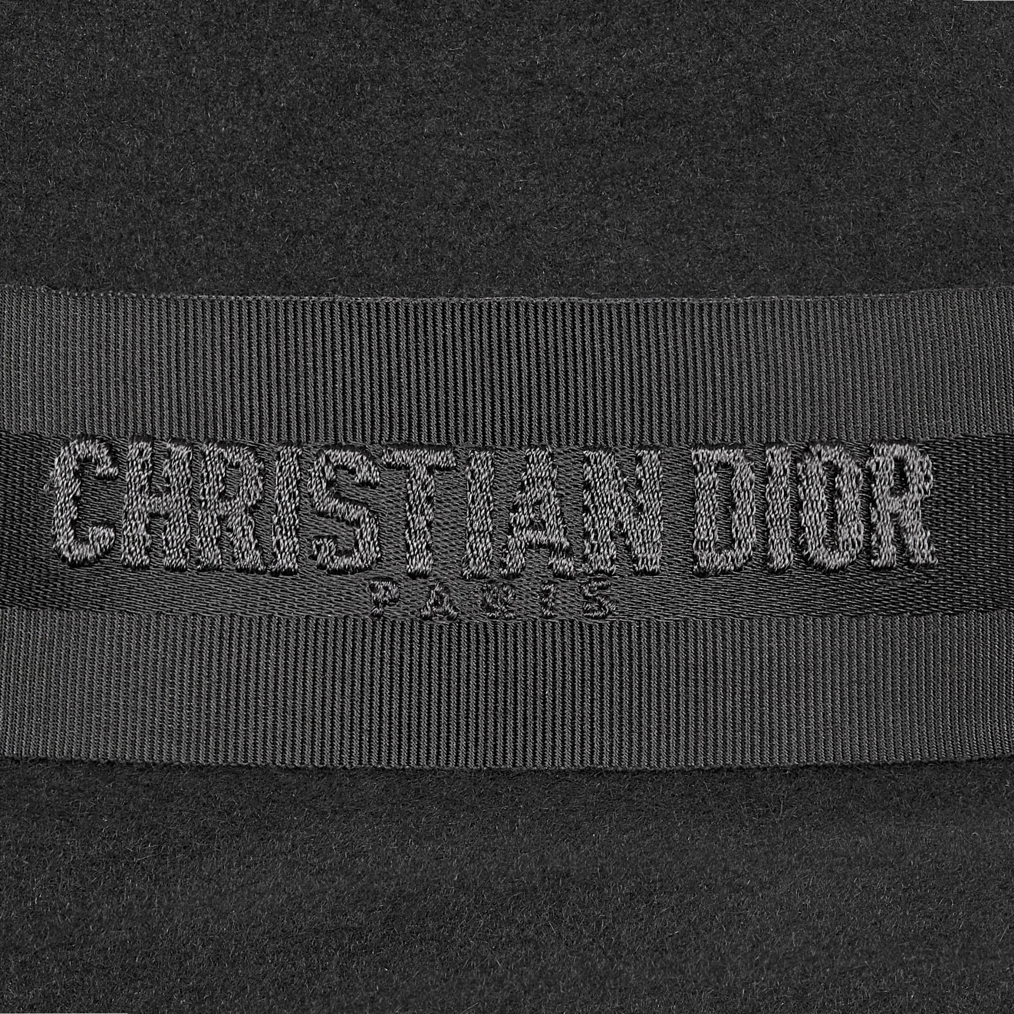 Dior D-bobby Large-brim Hat In Black