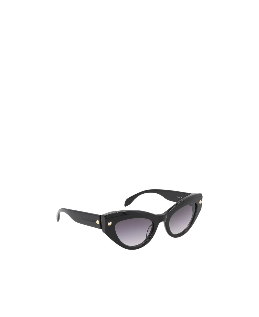 Alexander Mcqueen Cat-eye Frame Sunglasses In Gray