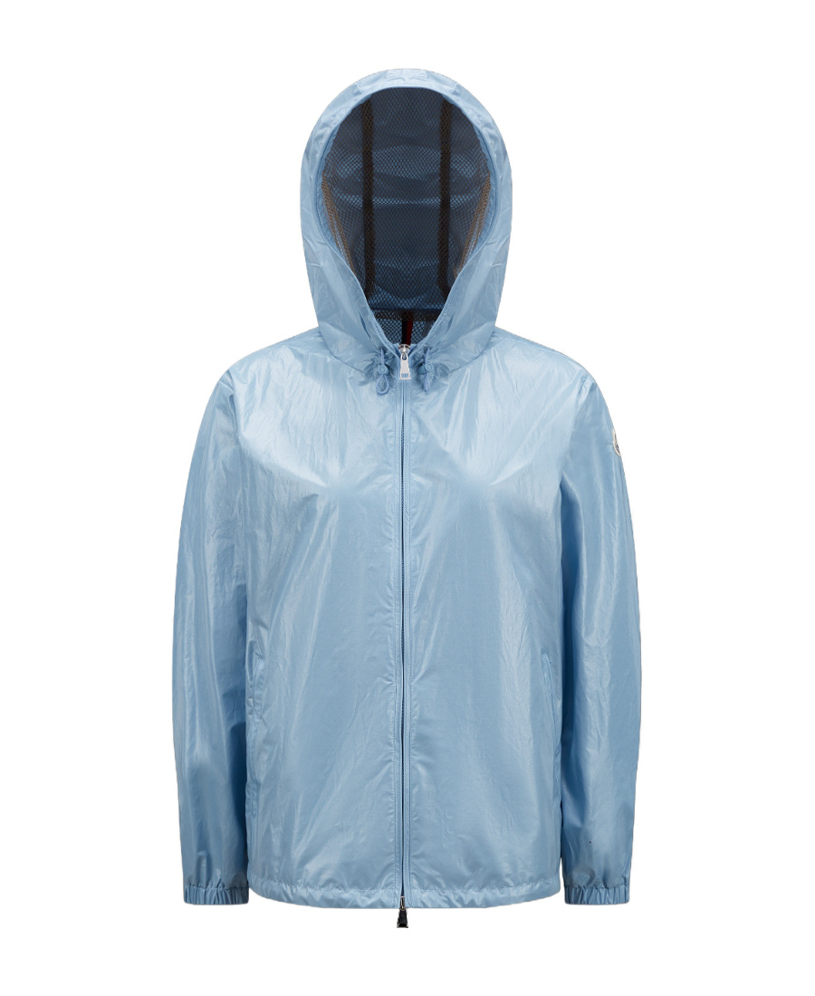 Moncler Wuisse Hooded Jacket In Blue