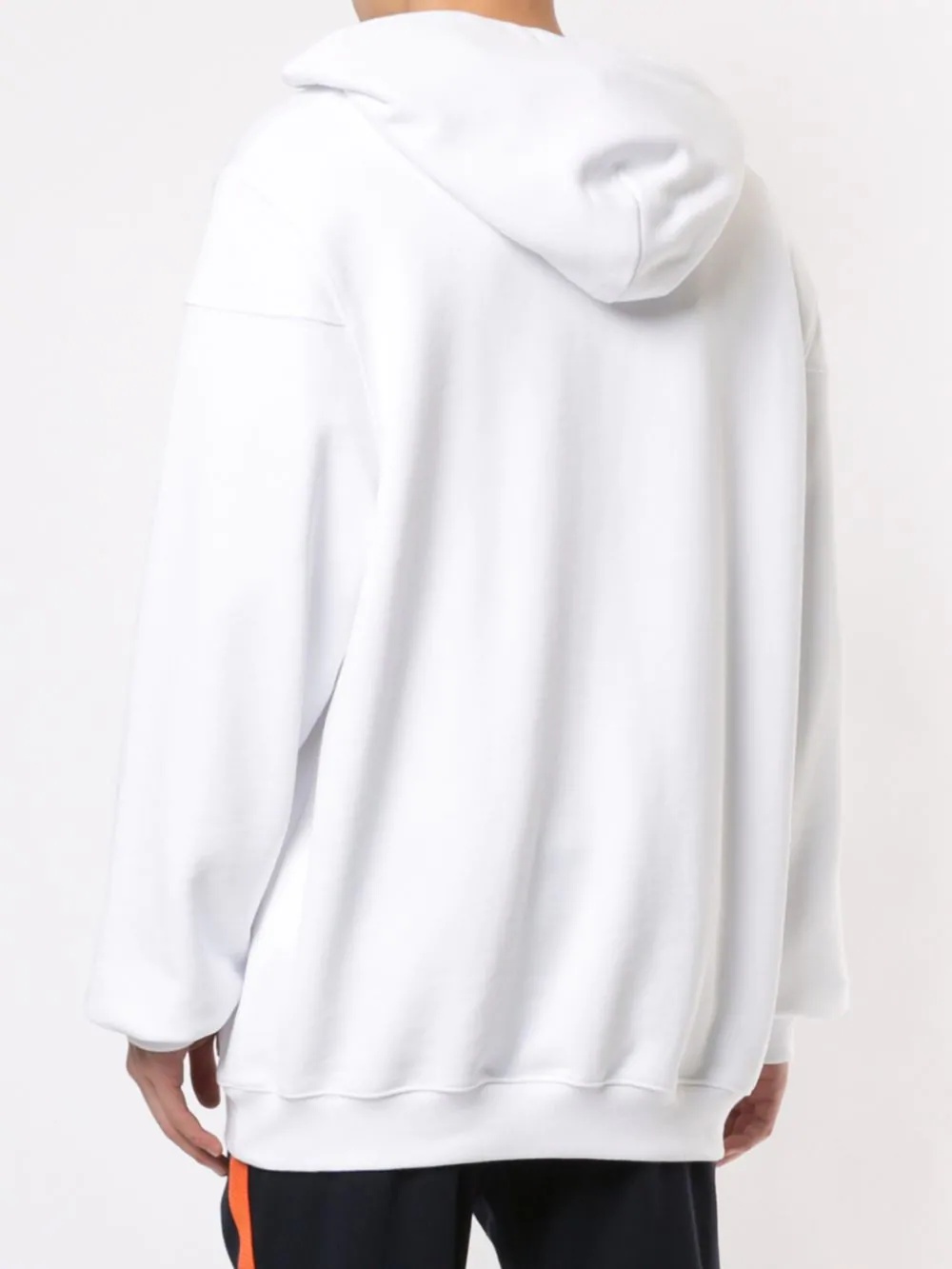 We11 Done Hooded Hoodie In White