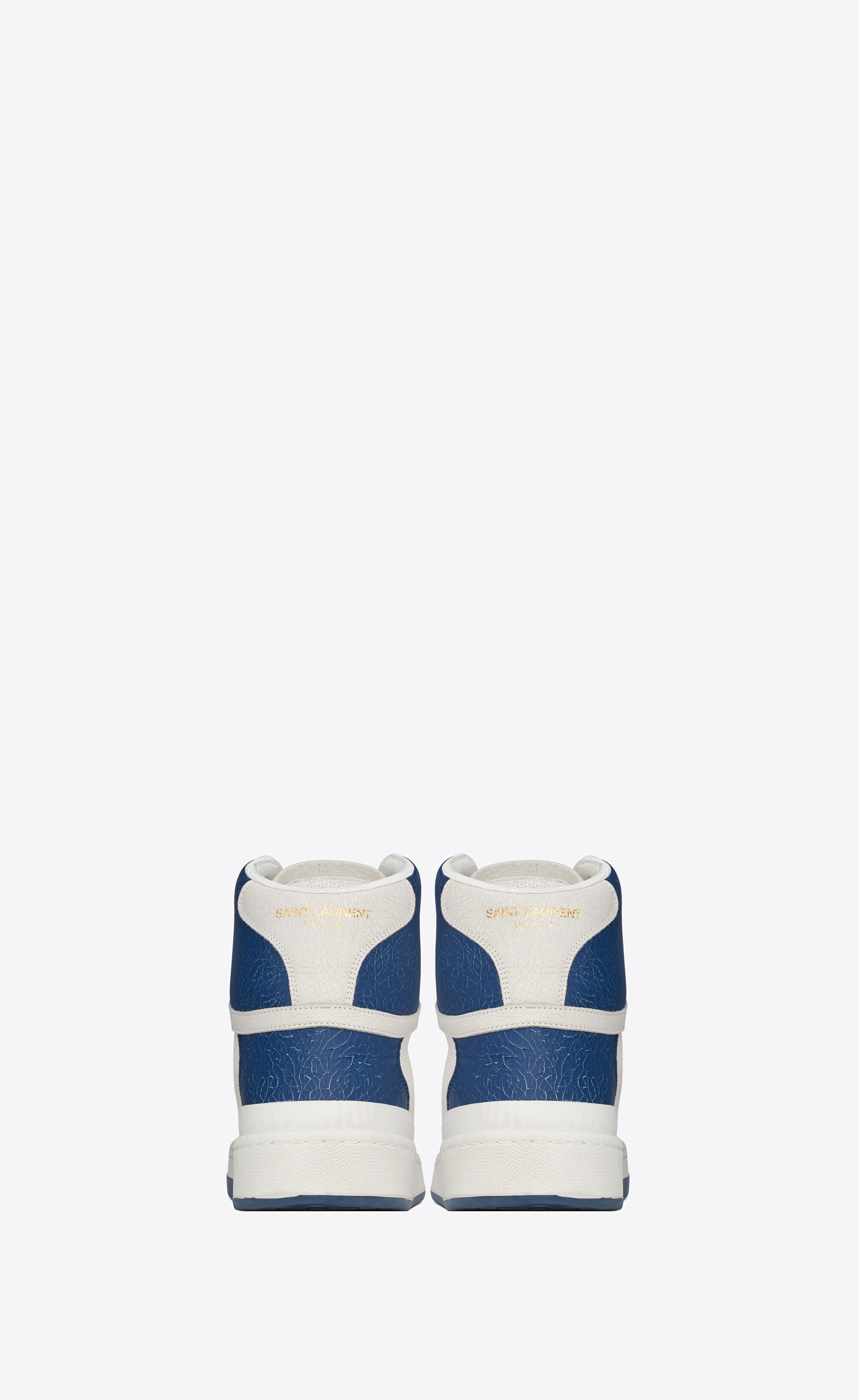 Saint Laurent High-top Sneakers In White