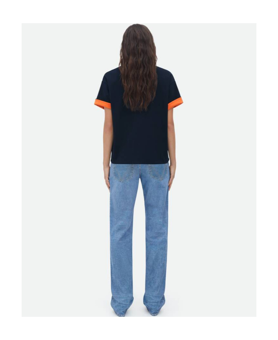 Bottega Veneta Double Plain T-shirt In Black