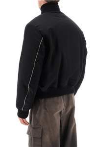 OFF-WHITE OFF-WHITE ZIP-UP LONG-SLEEVED BOMBER JACKET