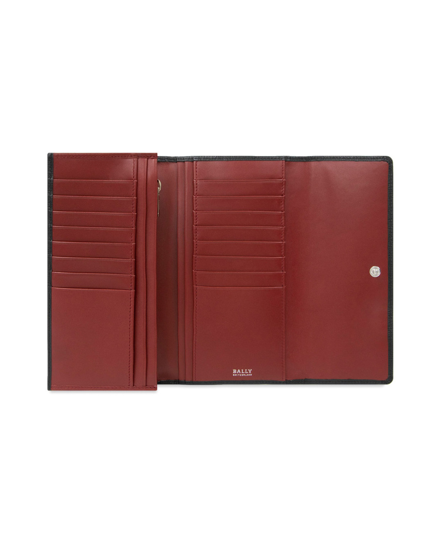 Bally Logo Details Wallet In Black