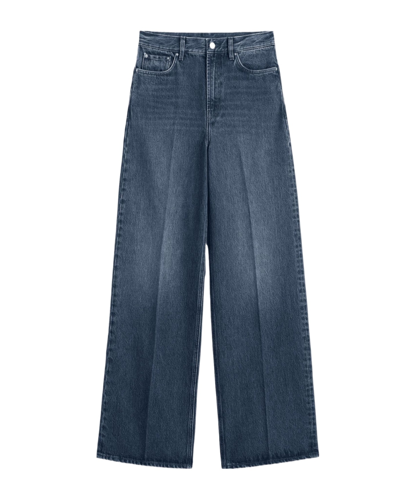 Totême Belt Loop Jeans In Blue